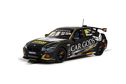 Scalextric- BTCC Touring, Color Negro/Dorado, Large (C4306)