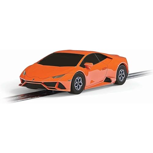 Micro Scalextric Coche Lamborghini Huracan EVO, naranja. Micro, Naranja sólida