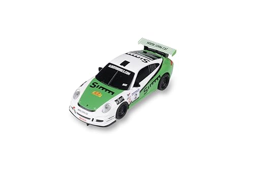 SCALEXTRIC - Coche de Carreras Compact - Coche Slot Escala 1:43 (SCX Porsche 911 GT3 - Simm)