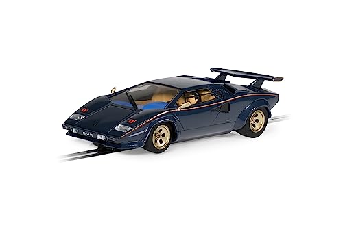 Scalextric Lamborghini Countach - Walter Wolf - Blue and Gold