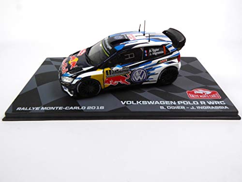 Eaglemoss Volkswagen Polo R WRC 2016 Winner Monte-Carlo Ogier 1/43 Ixo (BR1)